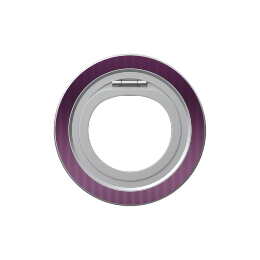Violet Reverie | Purple Gradient Fluted Glass MagSafe Ring Stand