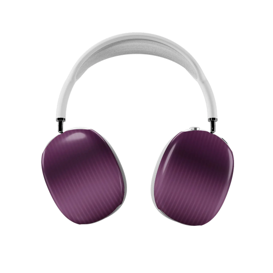Violet Reverie | Purple Fluted Glass Gradient Ombre AirPods Max Case