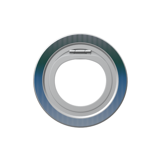 Twilight Cascade | Blue Gradient Fluted Glass MagSafe Ring Stand