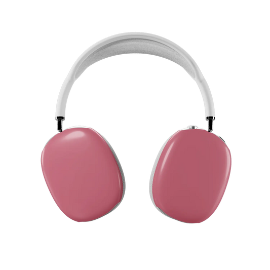 KELAB airpods max cover solid color pink glossy scratch-resistant coating earcup cover set 2-pack