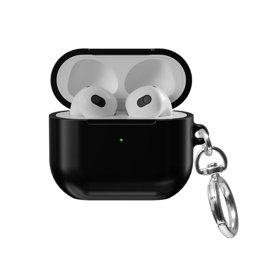 Solid Black | Minimalist Black AirPods Case