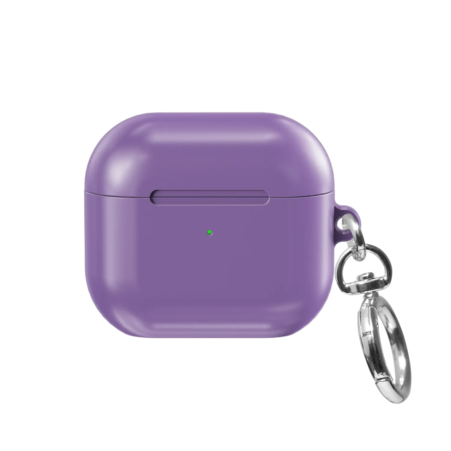 Solid Dusty Purple AirPods Case, front view