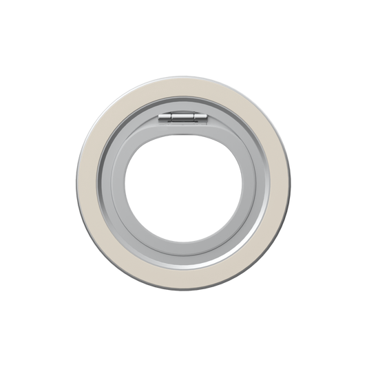 Raw Linen | Solid Beige Bone MagSafe Ring Stand