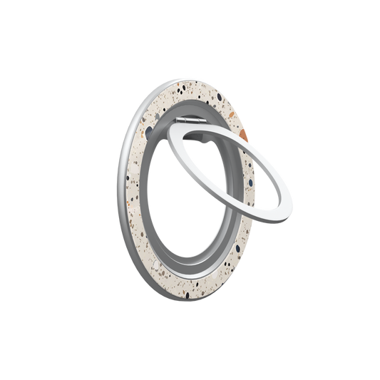 Ivory Haze | Ivory Paint Splatter MagSafe Ring Stand