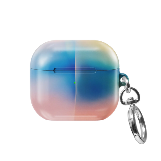 Pastel Kawaii Aura Gradient AirPods Case, front view