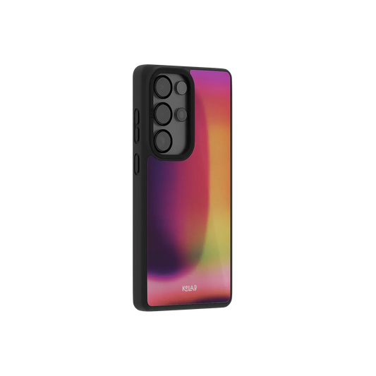 Minimalist phone case for Samsung galaxy featuring a moody, rich color gradient print with a smooth matte finish