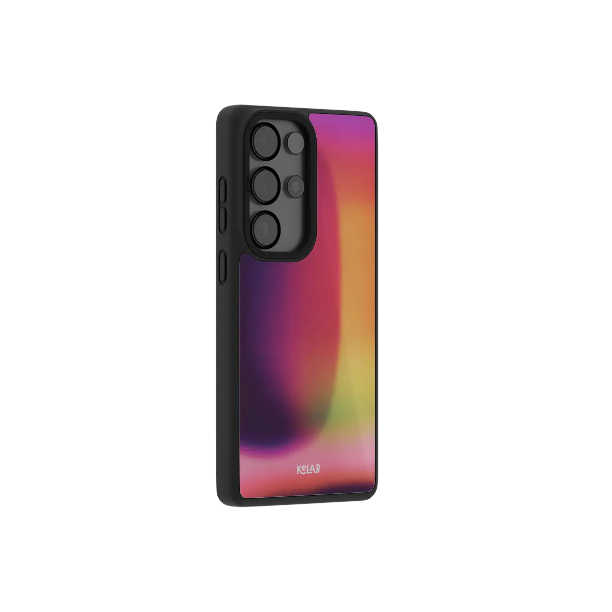 Minimalist phone case for Samsung galaxy featuring a moody, rich color gradient print with a smooth matte finish