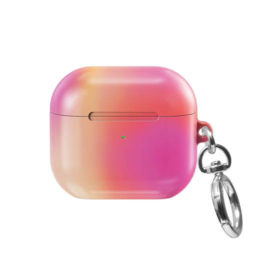 Colorful Dopamine Aura Gradient AirPods Case, front view
