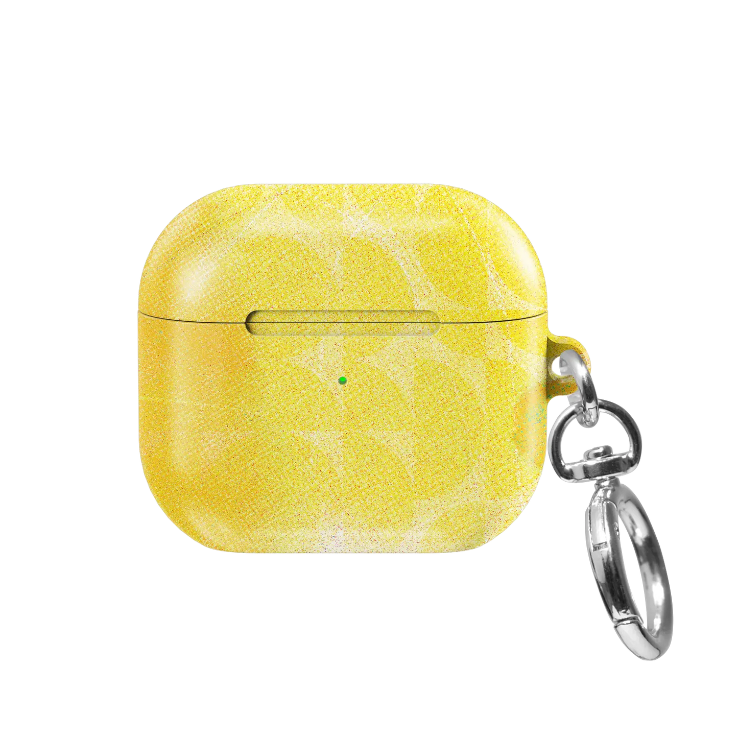 Zesty | Yellow Retro Geometric Circles AirPods Case - front view