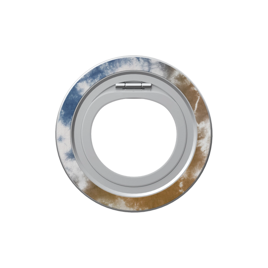 Indigo Soil | Brown-Blue Tie-Dye MagSafe Ring Stand