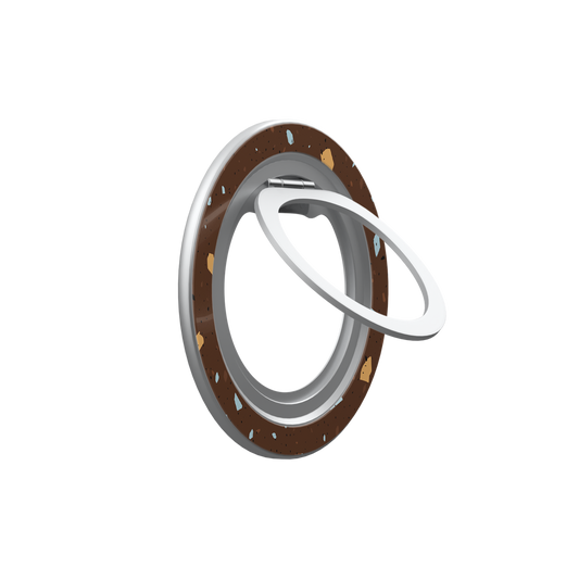 Cocoa Shard | Brown Terrazzo MagSafe Ring Stand