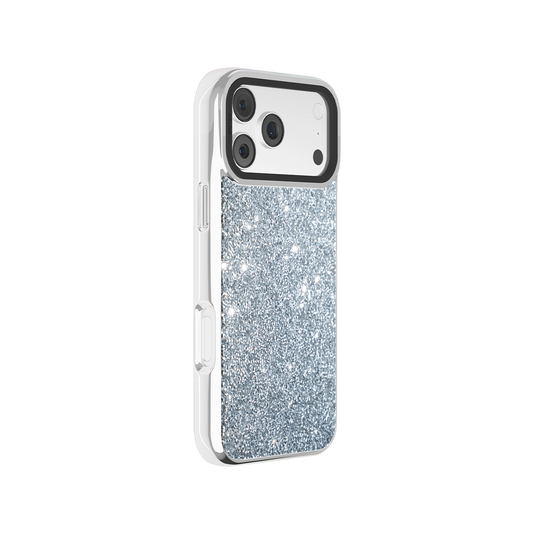Chromatic Dust | Silver Dimond iPhone Case