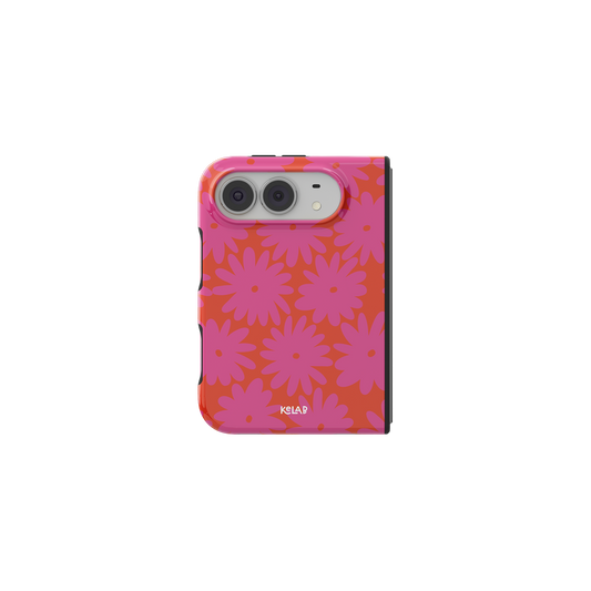 Sunflare Daisy | Pink Daisy Floral iPhone Case