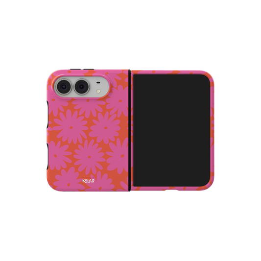 Sunflare Daisy | Pink Daisy Floral iPhone Case