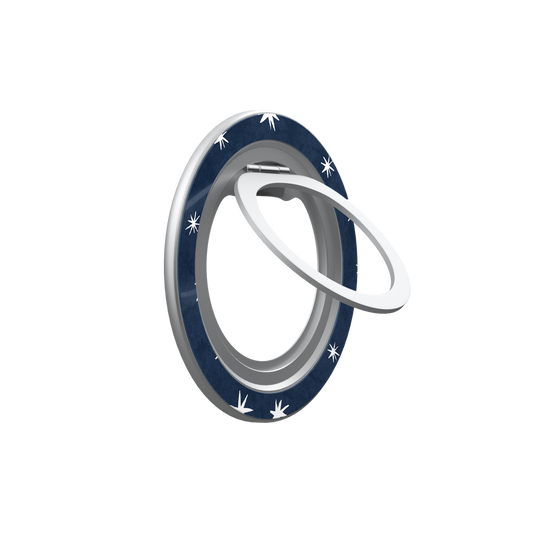 Starglimmer | Deep Blue Hand-Drawn Celestial Star MagSafe Ring Stand