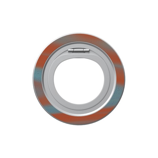 Aalto | Y2K Orange Abstract Wave MagSafe Ring Stand