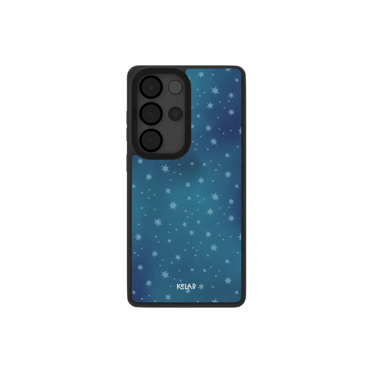 Samsung Galaxy phone case in navy with a minimalist star pattern for Galaxy S26 Ultra and S26 Plus