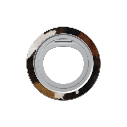 Cattle Drive | Brown & Black Cow Print MagSafe Ring Stand