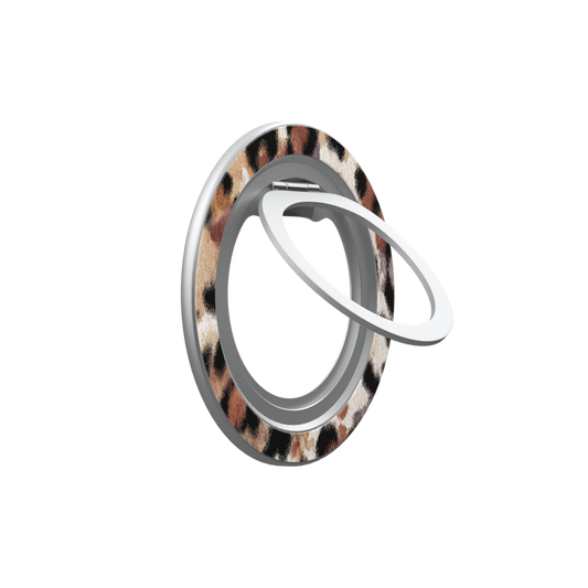 Sahara Plush | Tan Cheetah Print MagSafe Ring Stand