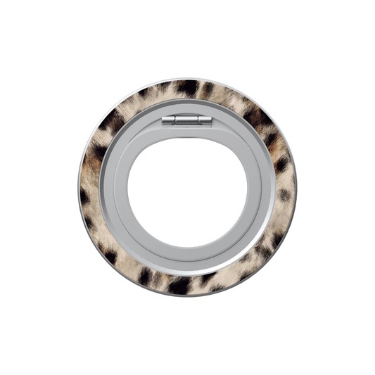Arctic Aristocrat | Beige Cheetah Print MagSafe Ring Stand