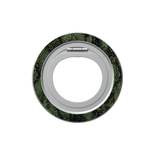 Emerald Python | Olive Green Snake Print MagSafe Ring Stand