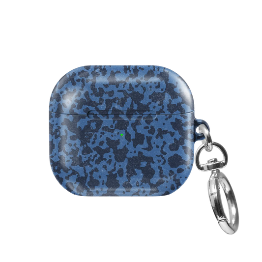 Blue Marble AirPods Case, front view