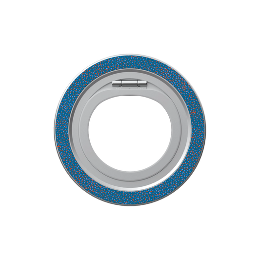Digital Grain | Blue Terrazzo Speckled MagSafe Ring Stand