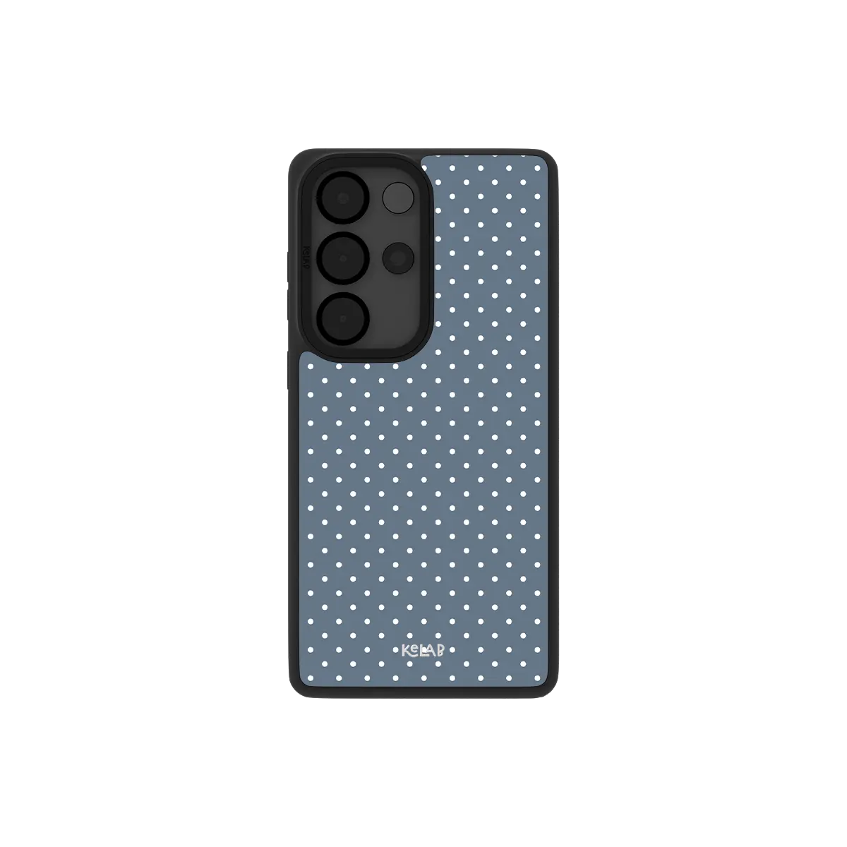 KELAB Samsung Galaxy phone case with MagSafe, Polka Dot blue Tough Magnetic Ring