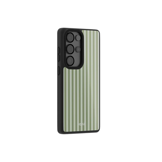 Fernway | Pastel Green Vertical Stripe Samsung Case