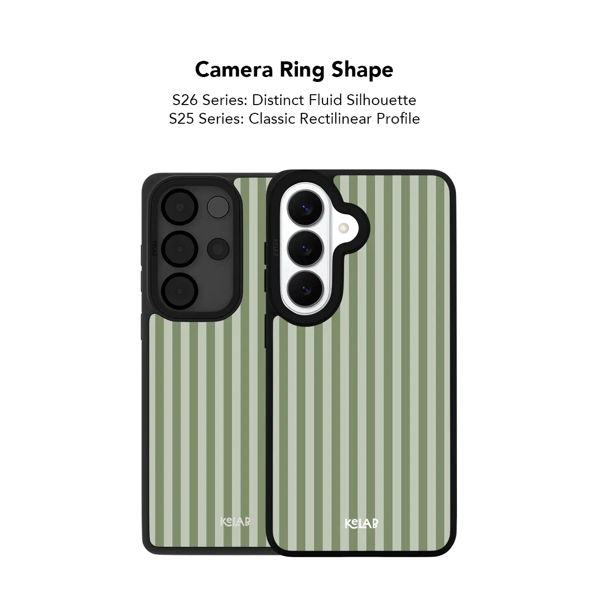 Fernway | Pastel Green Vertical Stripe Samsung Case