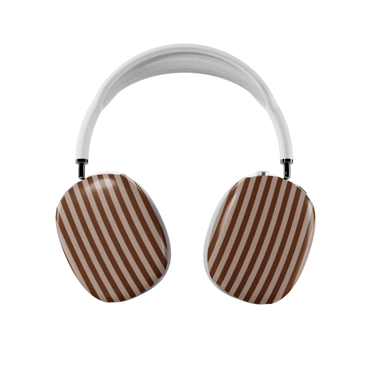 Roastery | Brown Vertical Stripe AirPods Max Case