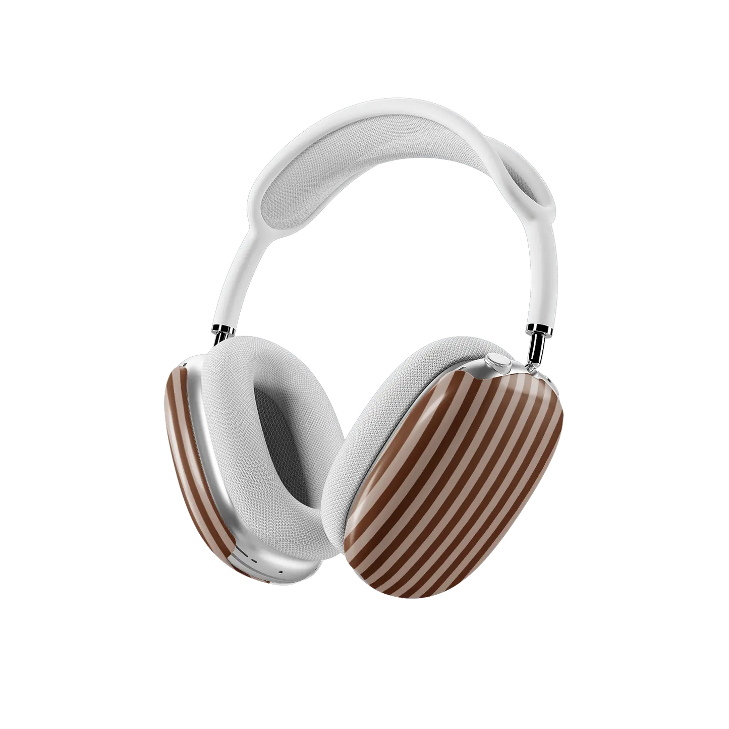 Roastery | Brown Vertical Stripe AirPods Max Case
