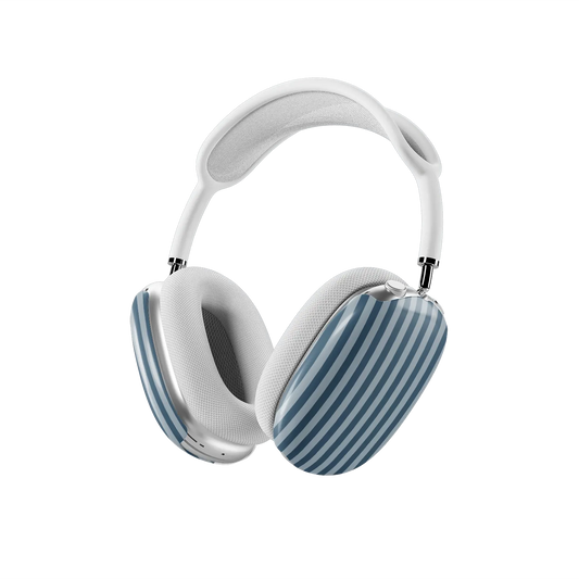 Coastline | Blue Vertical Stripe AirPods Max Case