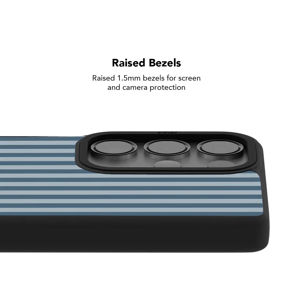 Coastline | Pastel Blue Vertical Stripe Samsung Case