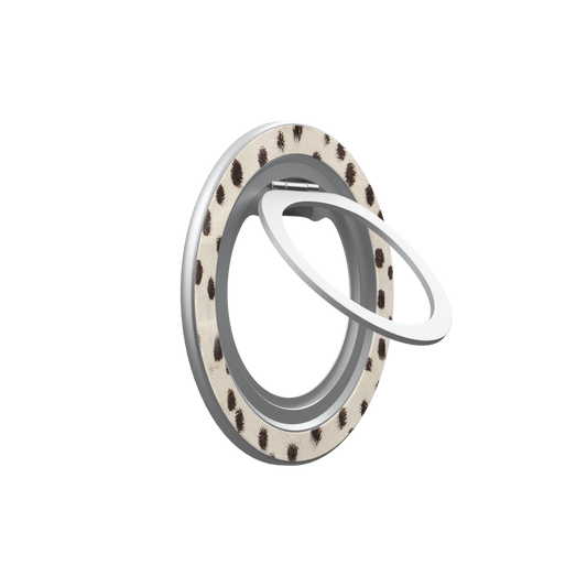 Spot On | Cream Cheetah Print MagSafe Ring Stand