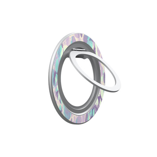 Wild Sugar | Lilac Leopard Print MagSafe Ring Stand