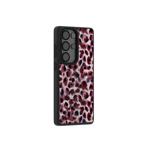 Bitten | Dark Red Cheetah Print Samsung Phone Case