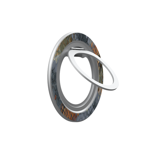 Dragon Scale | Brown Snake Print MagSafe Ring Stand