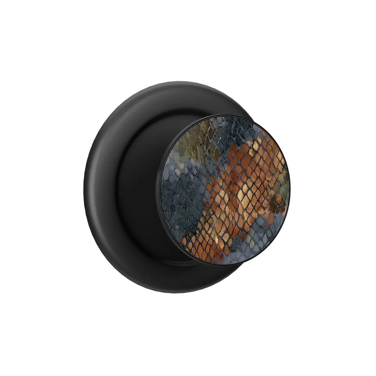 Dragon Scale | Brown Snakeskin Print MagSafe Phone Grip