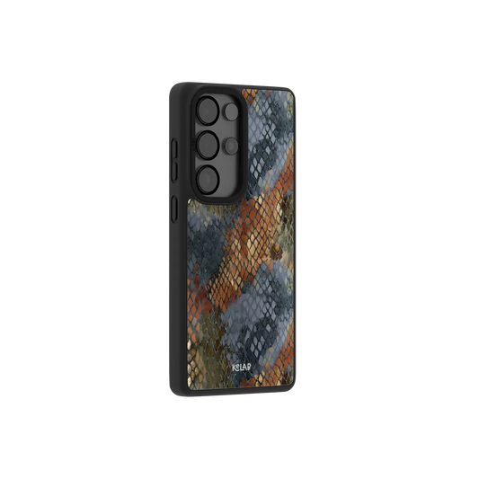 Dragon Scale | Brown Snakeskin Python Print Samsung Phone Case
