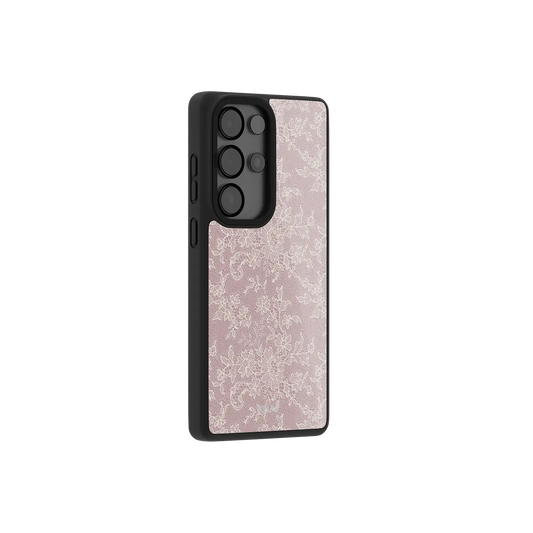 Powder Rose | Pink Lace Samsung Phone Case