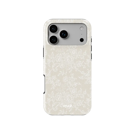 Bone China | Ivory Lace iPhone Case