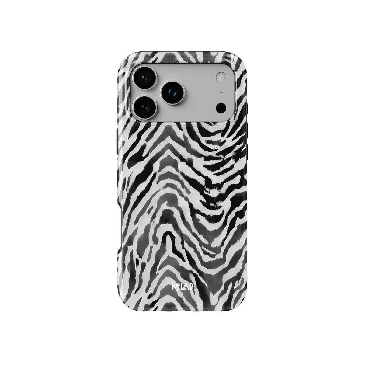 Zebra Crossing | Black & White Zebra Print iPhone Case
