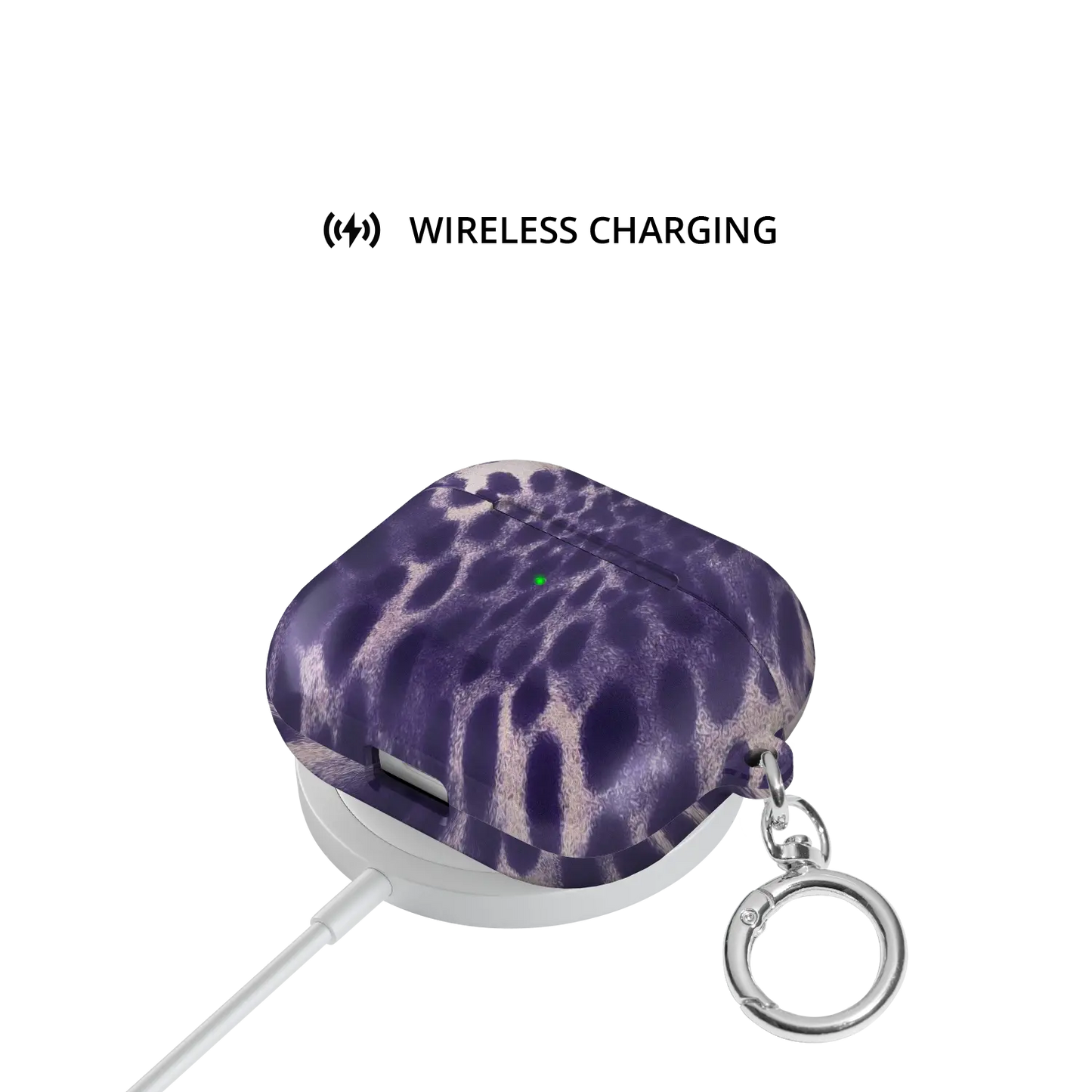 Wild Plum | Purple Cheetah Print AirPods Case