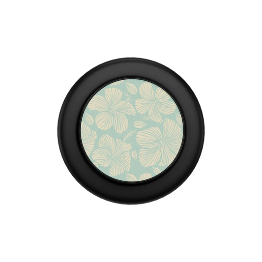 Island Mist | Green Hibiscus Floral MagSafe Grip