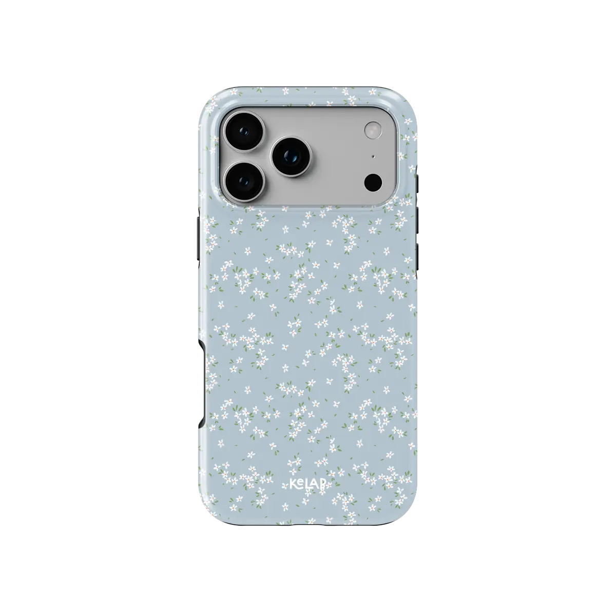 Whisper Bloom | Blue Ditsy Floral iPhone Case