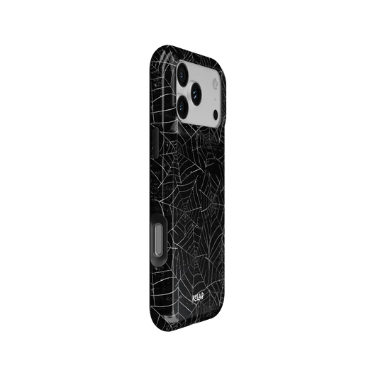 Midnight Web | Black Spider Web iPhone Case