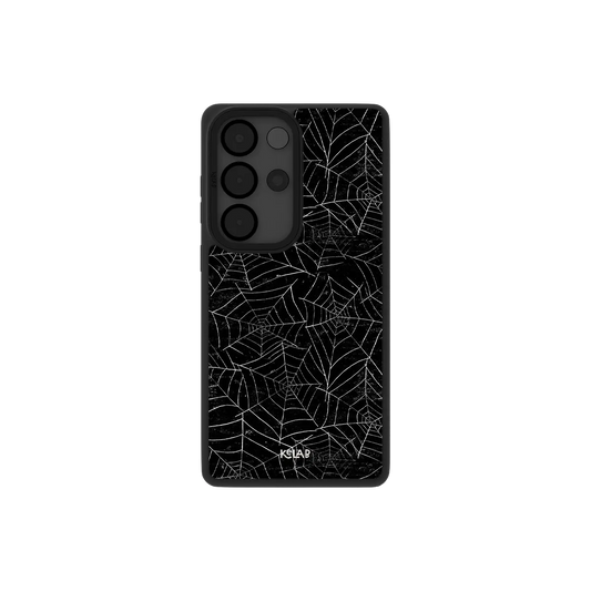 Midnight Web | Black Spider Web Samsung Case