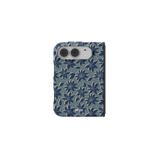 Eryngium Storm | Slate Blue Floral iPhone Case