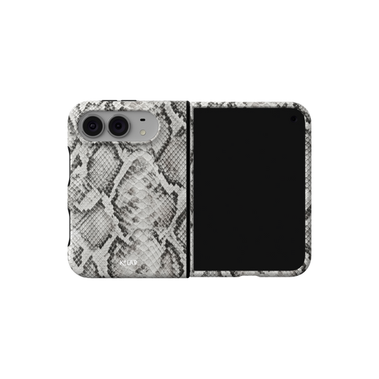 Smoke Scale | Grey Snakeskin iPhone Case